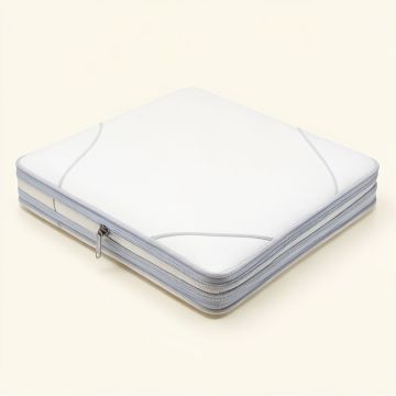 Hypoallergenic Zippered Mattress Cover (synthetic illustration; no displayed measurements)