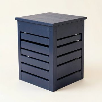 Aspen Canyon Closed Garden Compost Bin - Navy (synthetic illustration; no displayed measurements)