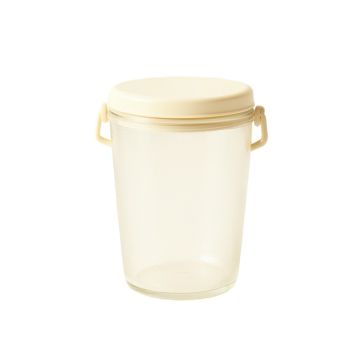 Fern Bluff Storage Canister With Lid - Cream