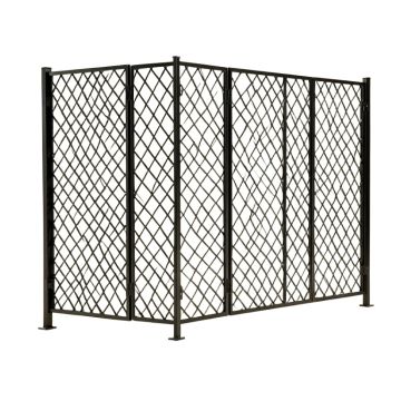 4 Ft. H X 2 Ft. W Screen Series Star Metal Privacy Screen