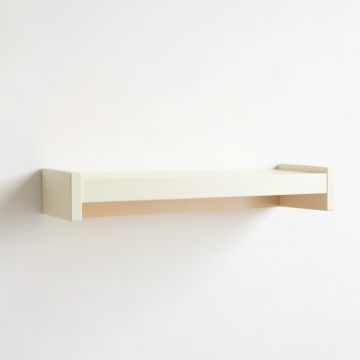 Rowan Branch Wall-Mounted Shelf - Cream (synthetic illustration; no displayed measurements)