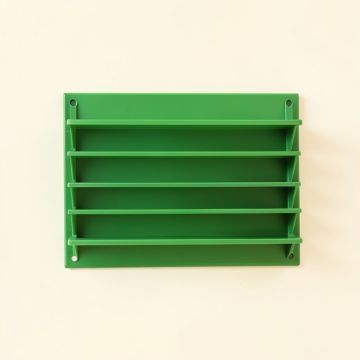 Aspen Crossing Empty Wall-Mounted Tool Organizer Panel - Green (synthetic illustration; no displayed measurements)