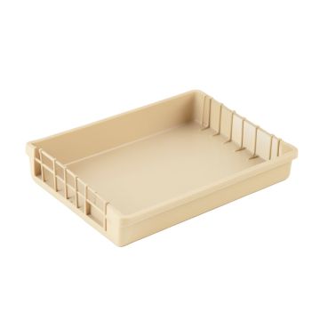 Laurel Bridge Empty Under-Desk Cable Tray - Beige (synthetic illustration; no displayed measurements)