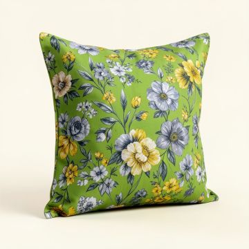 Pinto Square Cotton Floral Throw Pillow (synthetic illustration; no displayed measurements)