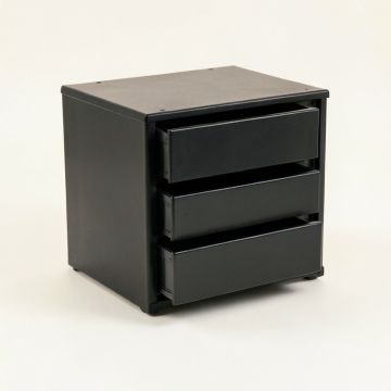 Stone Bend Small-Parts Storage Drawer Cabinet - Black (synthetic illustration; no displayed measurements)
