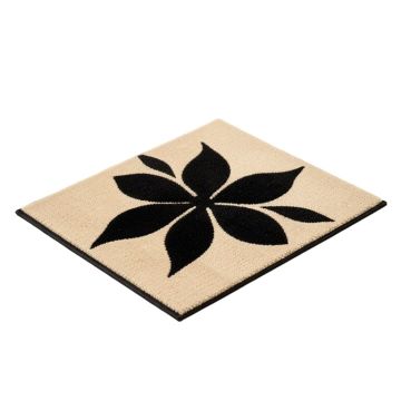 Ceron Fleur De Lis Welcome Sassafras Switch 22 In . X 10 In . Non-Slip Outdoor Door Mat