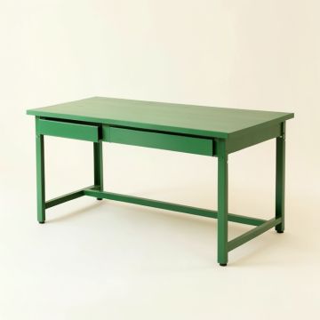Maple Arc Empty Workshop Workbench (synthetic illustration; no displayed measurements)