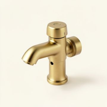 Lavatory Single Hole Bathroom Faucet With Drain Assembly (synthetic illustration; no displayed measurements)