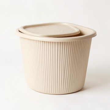 Alder Crossing Laundry Hamper - Beige (synthetic illustration; no displayed measurements)