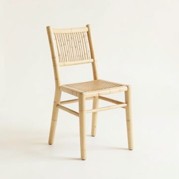 Maple Bridge Dining Chair - Ivory (synthetic illustration; no displayed measurements)