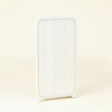 Brook Bridge Narrow Outdoor Storage Bench - White (synthetic illustration; no displayed measurements)