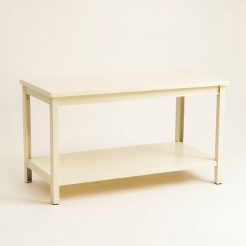 Oak Branch Empty Workshop Workbench - Ivory (synthetic illustration; no displayed measurements)