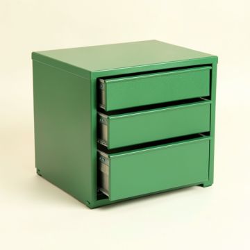 Wren Branch Small-Parts Storage Drawer Cabinet - Green (synthetic illustration; no displayed measurements)