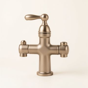 Millennium Double Handle Widespread Bathroom Faucet With Pop-Up Drain (synthetic illustration; no displayed measurements)