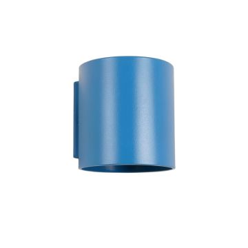 Cliff Branch Wall Sconce Mounted On A Plain Wall - Blue