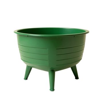Hill Bend Empty Raised Planter - Green