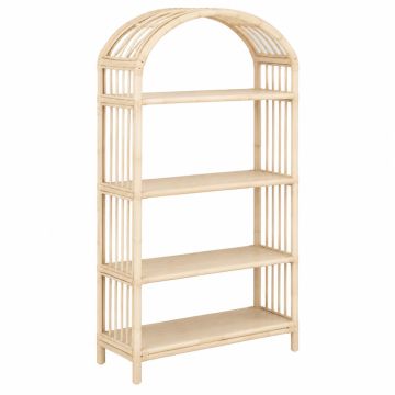 Field Bluff Freestanding Bookcase - Cream