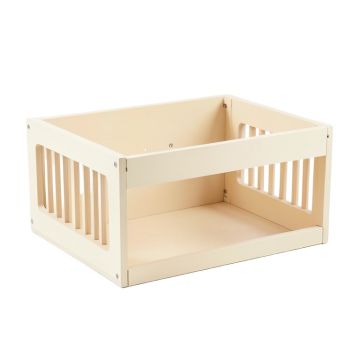 Holly Canyon Empty Furniture-Style Pet Crate - Cream
