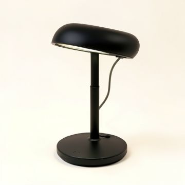 Finis 8 '' Black Desk Lamp With Usb (synthetic illustration; no displayed measurements)