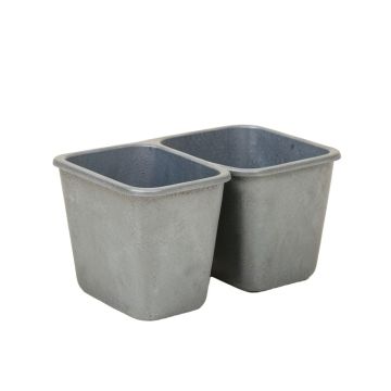 Osterley Basket 2-Piece Metal Planter Box Set