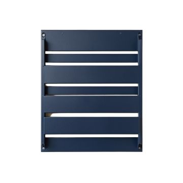 Vale Brook Empty Wall-Mounted Tool Organizer Panel - Navy