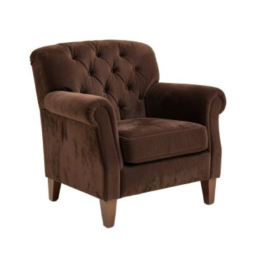Cardtronics 47 '' Wide Tufted Velvet Chesterfield Chair