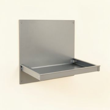 Ash Brook Empty Wall-Mounted Tool Organizer Panel - Gray (synthetic illustration; no displayed measurements)