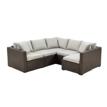Merlyn 4 Piece Sectional Seating Group With Cushions
