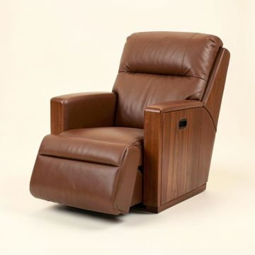 Faux Leather Reclining Massage Chair (synthetic illustration; no displayed measurements)