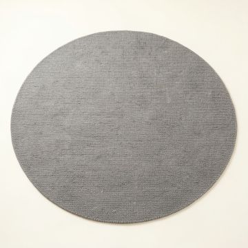 Cove Bend Round Area Rug - Gray (synthetic illustration; no displayed measurements)