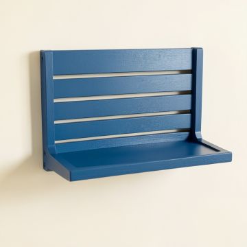 Flint Edge Wall-Mounted Entryway Organizer Shelf - Blue (synthetic illustration; no displayed measurements)