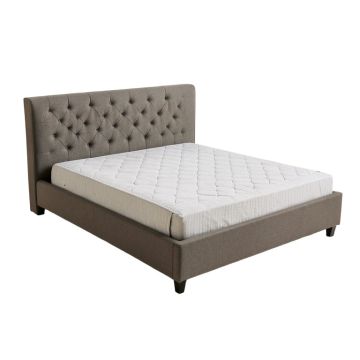 Mei Tufted Upholstered Low Profile Standard Bed