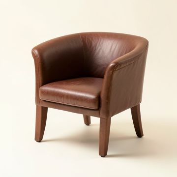 Gieuvious Leather Dining Chair (synthetic illustration; no displayed measurements)