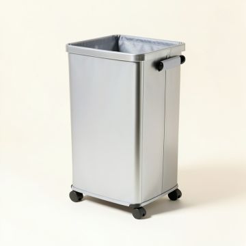 Aluminum Frame Laundry Basket Can Be Folded Dirty Clothes Dirty Clothes Basket (synthetic illustration; no displayed measurements)