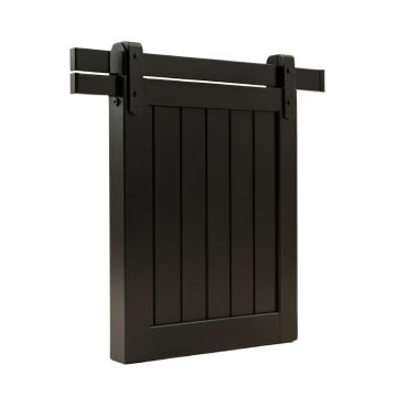 Rustic Sliding Standard Single Track Barn Door Hardware Kit