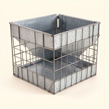 Galvanized Metal/Wire Underbed Storage (synthetic illustration; no displayed measurements)
