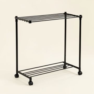 Weekes 17.7 '' W Rod Closet Wire Clothes And Garment Rack (synthetic illustration; no displayed measurements)