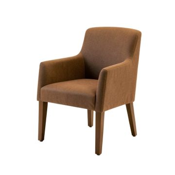 Maddox Side Chair In Brown