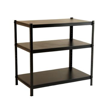 Spruce Field Desktop Shelving Unit - Black (synthetic illustration; no displayed measurements)