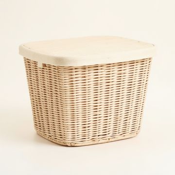 River Brook Laundry Hamper - Ivory (synthetic illustration; no displayed measurements)