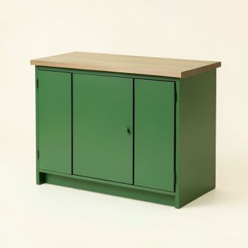 Linden Dale Freestanding Laundry Folding Counter - Green (synthetic illustration; no displayed measurements)