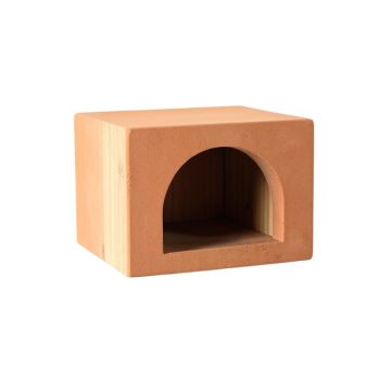 Sage Branch Wall-Mounted Cat Perch - Terracotta