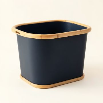Vale Brook Laundry Hamper - Navy (synthetic illustration; no displayed measurements)