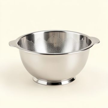 Fine Stainless Steel Colander (synthetic illustration; no displayed measurements)