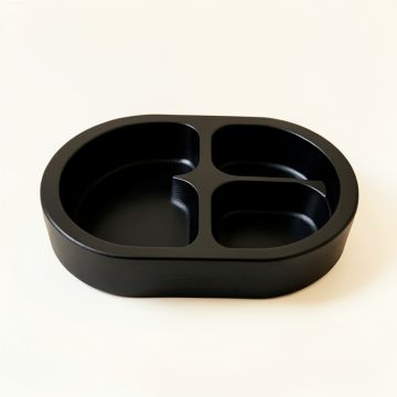 Lake Bend Empty Pantry Drawer Organizer Insert - Black (synthetic illustration; no displayed measurements)