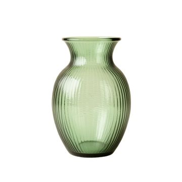 Hazel Canyon Empty Decorative Vase - Green