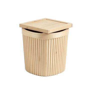 Olive Crest Closed Garden Compost Bin - Beige