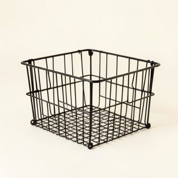 2-Tier Hand Crafted Removable Metal/Wire Basket (synthetic illustration; no displayed measurements)