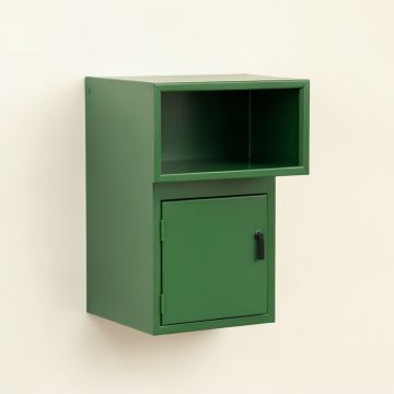 Flint Dell Wall-Mounted Entry Cabinet - Green (synthetic illustration; no displayed measurements)
