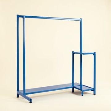 Vale Bluff Empty Garment Rack - Blue (synthetic illustration; no displayed measurements)
